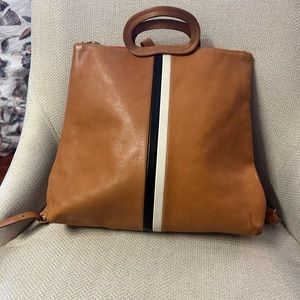 Clare V Leather Marcelle Backpack